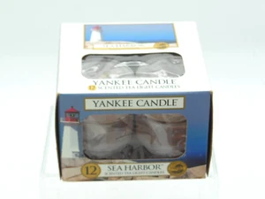 Yankee Candle Box of 12 Scented Tea Lights Candles SEA HARBOR Retired NIB, VTG - Picture 1 of 7