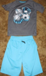 Boys Jumping Beans active tee and short set size 12 - Picture 1 of 1