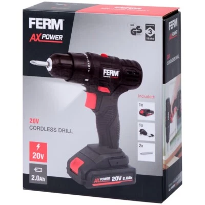Trapano a batteria FERM 20 volt - Immagine 1 di 3