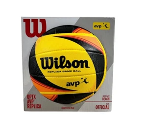 NEW WILSON AVP Game Volleyballs - Official Size Standard, Yellow/Black - Picture 1 of 6