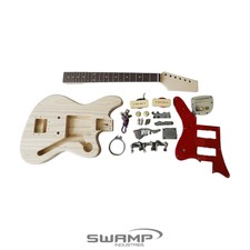 SWAMP DIY Build Your Own Electric Guitar Kit - JAG Style - P90 Pickups