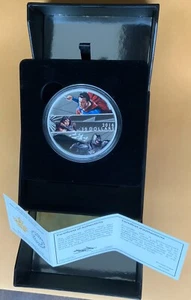 Moneda de plata fina 99,99 $30 2016 Batman v Superman “Dawn of Justice” Canadá como nueva - Imagen 1 de 9