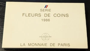 Monnaie de Paris Coffret FDC Fleur de Coin 12 pièces 1986 - Picture 1 of 4
