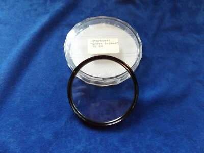 Rokunar 72 mm Cross-Screen filter, screw on, with case, great condition. - Image 1 of 2