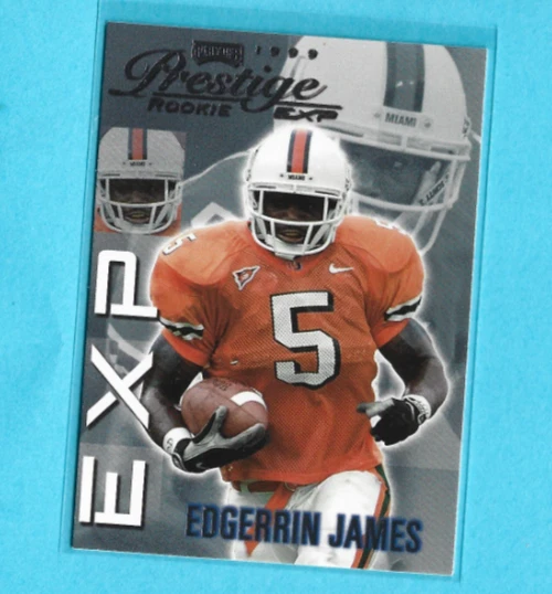 1999 Playoff Prestige EXP #EX37 Edgerrin James RC - Image 1 of 1