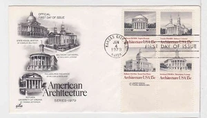 TurtlesTradingPost- American Architecture -1979 FDC #1779-82 Artcraft- USPS Tag - Picture 1 of 1