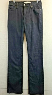 Pantalones de mezclilla de papel y tela azul lavado oscuro para mujer 27 x 35 Foto 1 de 4