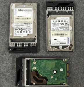 LOT 3 Lenovo 03x3789 900GB 10000RPM SAS 2.5" ThinkServer Hard Drive with Caddy - Picture 1 of 7