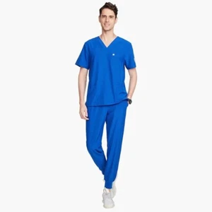 UNIFORMS WORLD Louis 309TS™ Men's 8-Pocket Core Jogger Scrub Set [BRAND NEW] - Picture 1 of 16