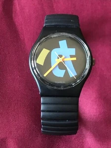 Armbanduhr SWATCH Gent HARAJUKU (GB124) - Top Zustand! Japanische Schilder-L@@K - Bild 1 von 7
