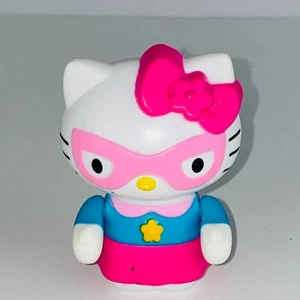 Hello Kitty McDonalds Happy Meal Toy Character Pink Cape Glasses Bow Figure - Picture 1 of 5