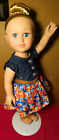 Doll~Mattel 2013 Cititoy GS126 China GM15 Blonde Hair Blue Eyes 18" (H) My Life