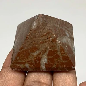 62.6g,1.2"x1.6" Natural Untreated Red Shell Fossils Pyramid Reiki Energy, F1193 - Picture 1 of 8