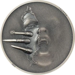 Cook Islands 2022 5$ Untrapped 1 Oz moneda de plata - Imagen 1 de 4