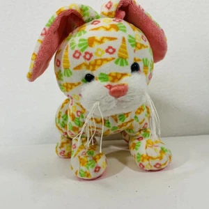 Ganz Webkinz Carrots Bunny Stuffed Animal Plush Floppy Ear Rabbit Easter No Code - Picture 1 of 9
