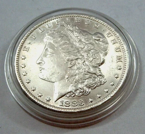 USA 1$ 1883 O = New Orleans Mint Morgen Dollar Silber 900 stgl. unc - Bild 1 von 2