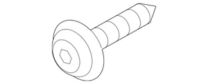 Genuine Hyundai Fender Liner Screw 12493-06207-E - Picture 1 of 2
