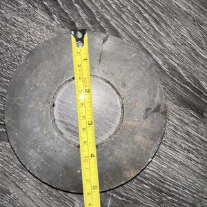Ferrite Donut Ring Magnet, Size 5.25" OD, 2.312” ID, 0.5" Thick - Picture 1 of 5