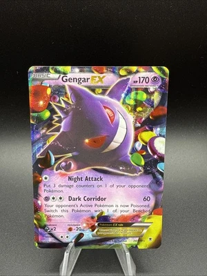 Pokemon TCG Gengar EX 34/119 Ultra Rare Holo, XY - Phantom Forces LP/MP - Image 1 of 4