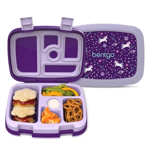 Kids Prints Leak-Proof, 5-Compartment Bento-Style Kids Lunch Box - Ideal Port... - Picture 1 of 8