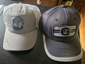 Georgetown University - The Game - (Strapback) 2 New Hat Lot - Free Shipping - Picture 1 of 10