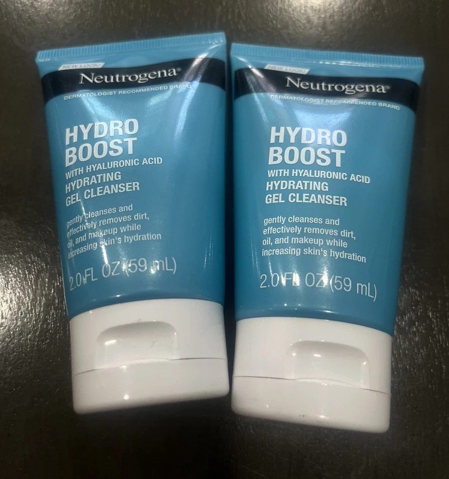 Neutrogena HYDRO BOOST Gel Limpiador Facial Hialurónico Hidratante Ácido Lote de 2 Foto 1 de 1