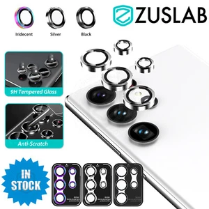 For Galaxy S24 FE S23 Plus Ultra FE Ring Camera Lens Tempered Glass Protector - Picture 1 of 21