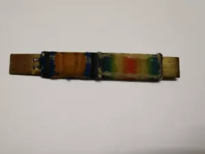 Barra de cinta de medalla original de la Primera Guerra Mundial: medalla de guerra británica, medalla de victoria - Imagen 1 de 5