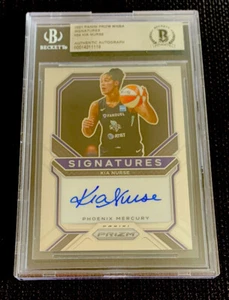 KIA NURSE RARE AUTO USA WNBA 2021 PANINI Signatures Phoenix Mercury BAS SIGN NM+ - Picture 1 of 2