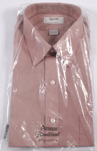 Vintage Arrow Bradstreet Dress Shirt Men's Sz 16 32/33 Pink Made in USA NOS - Picture 1 of 4