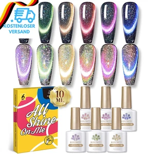 BORN PRETTY UV Nagellack Cat Magnet Eye, 9D Chamäleon Holografisch Shellac Gel N - Bild 1 von 12