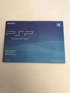 Sony PSP Quick Reference PlayStation Portable Manual - Picture 1 of 4