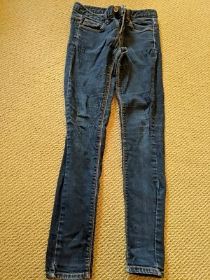 Fox T Rex узкие джинсы женщин джинсовой ткани синий размер 26 талии XS леггинсы заниженной - Изображение 1 из 4