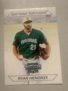 Ryan Hendrix 2018 Daytona Tortugas Team Card - Picture 1 of 1