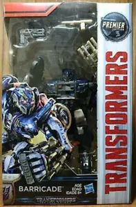 Hasbro Transformers MV5 The Last Knight Deluxe Class Barricade Action Figure - Picture 1 of 5