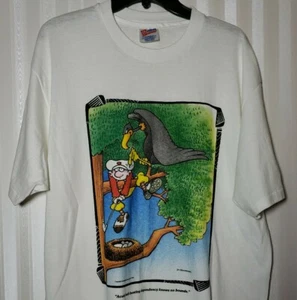 Vintage 1993 Golfaholics anonym Herren Gr. XL Comic T-Shirt Golfer Geier Nest - Bild 1 von 8