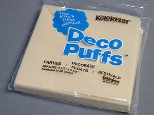 BEMISS DECOPUFFS POMPS Flotadores Papel Piñata Artesanía COLOR VAINILLA FRANCESA 58428 - Imagen 1 de 2