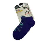 Farm To Feet Kids Everyday Socks Merino Wool Size M 12-2.5 Purple NWT
