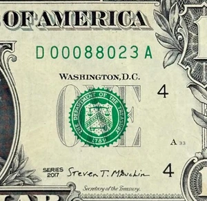 Bayard Cobre Nuevo México 88023 Código Postal Grant County casi nuevo dólar número de serie $1 - Imagen 1 de 3