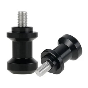Carretes deslizantes de brazo oscilante negro de 6 mm para Yamaha R1 R6 FZ1 FAZER MT01 - Imagen 1 de 13