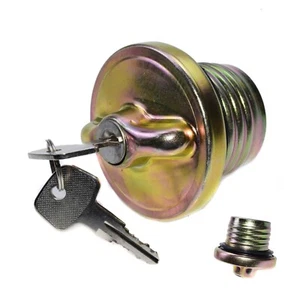 New Fuel Tank Sealing Cap & 2 Keys for VW PORSCHE Beetle 1500 1600 321201551H - Picture 1 of 11