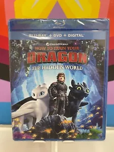 How to Train Your Dragon: The Hidden World (Blu-ray + DVD + digital, 2019) New - Picture 1 of 2