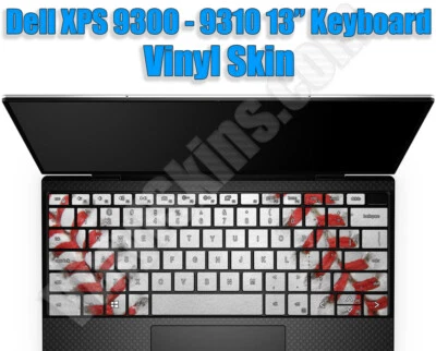 Custom Vinyl Skin / Decal for Dell XPS 9300-9310 13" Keyboard - Free US Shipping - Image 1 of 4