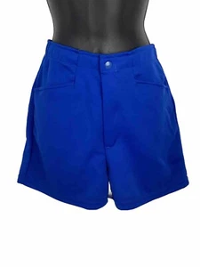 Vintage Womens Tennis Gym Shorts Royal Blue NWOT 80s Contend-Her Lightweight - Picture 1 of 12