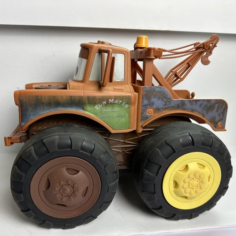 Large Tow Mater Talking Toy Disney Cars 200lb Push and Pull Max Jakks *No Chain* Cover