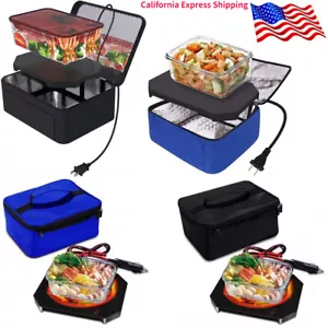 Personal Portable mini electric microwave oven Lunch box12V Food Warmers for Car - Picture 1 of 14