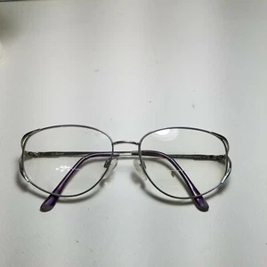 Monturas de gafas vintage Marchon 130 para mujer 55 16 titanio lavanda brumosa  - Imagen 1 de 11