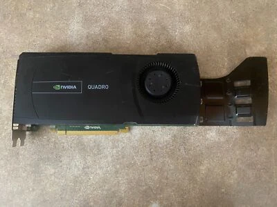 DELL NVIDIA QUADRO 5000 2.5GB GDDR5 DUAL DP DVI GRAPHIC CARD 0JFN25 - Image 1 of 4