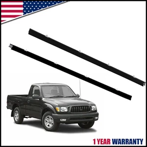 2x Sello de moldura de ventana de puerta resistente al clima delantero para Toyota Tacoma 1995-2004 - Imagen 1 de 8
