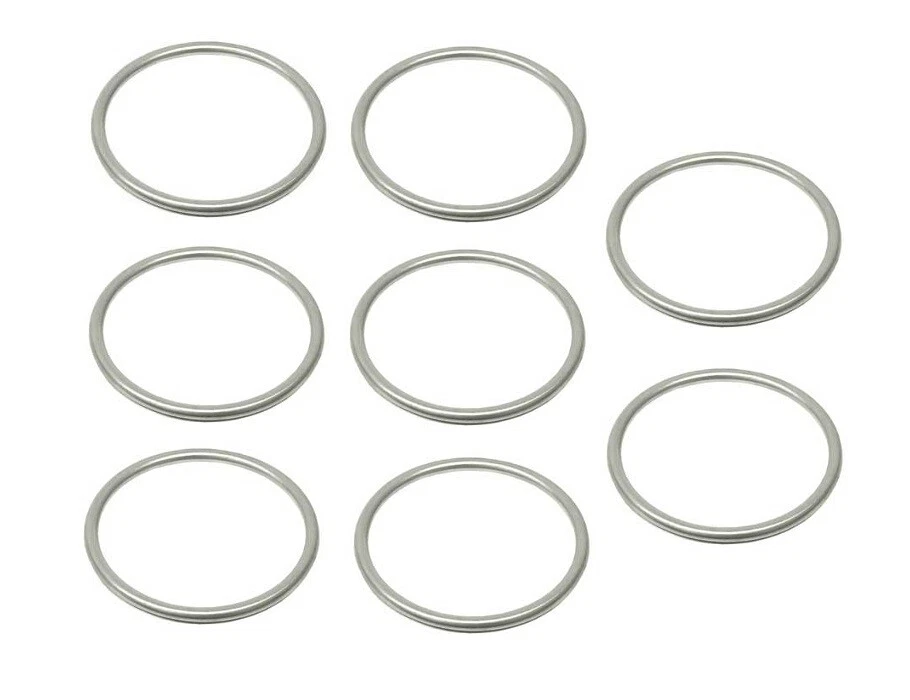 Set of 8 Exhaust Manifold Gasket (Seal Ring) Cylinder Head to exhaust manifold - Image 1 of 1